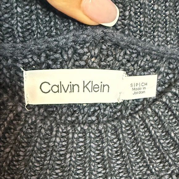 Calvin Klein Grey Sleeveless Knit Top Tunic Style - Small - Picture 2 of 4